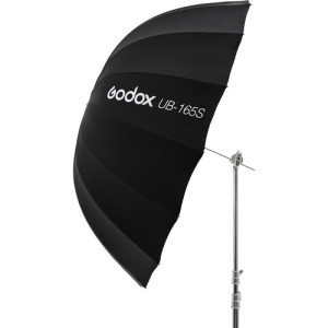 Фото-зонт параболический 165см серебро-черный Godox UB-165S